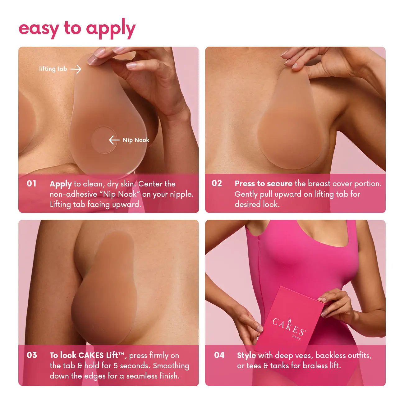 CAKES Lift - the Nipple Cover That Lifts