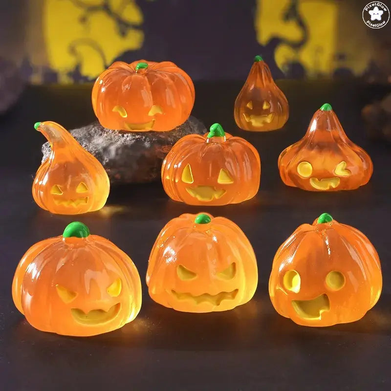 Halloween Pumpkin Decorations Vase Filler Table Scatters for Fall Autumn Thanksgiving Party Favors Craft Supplies