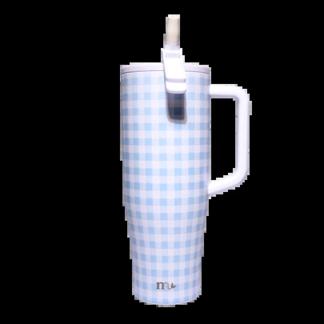 40Oz Flo Tumbler - Checkered Sky Picnic