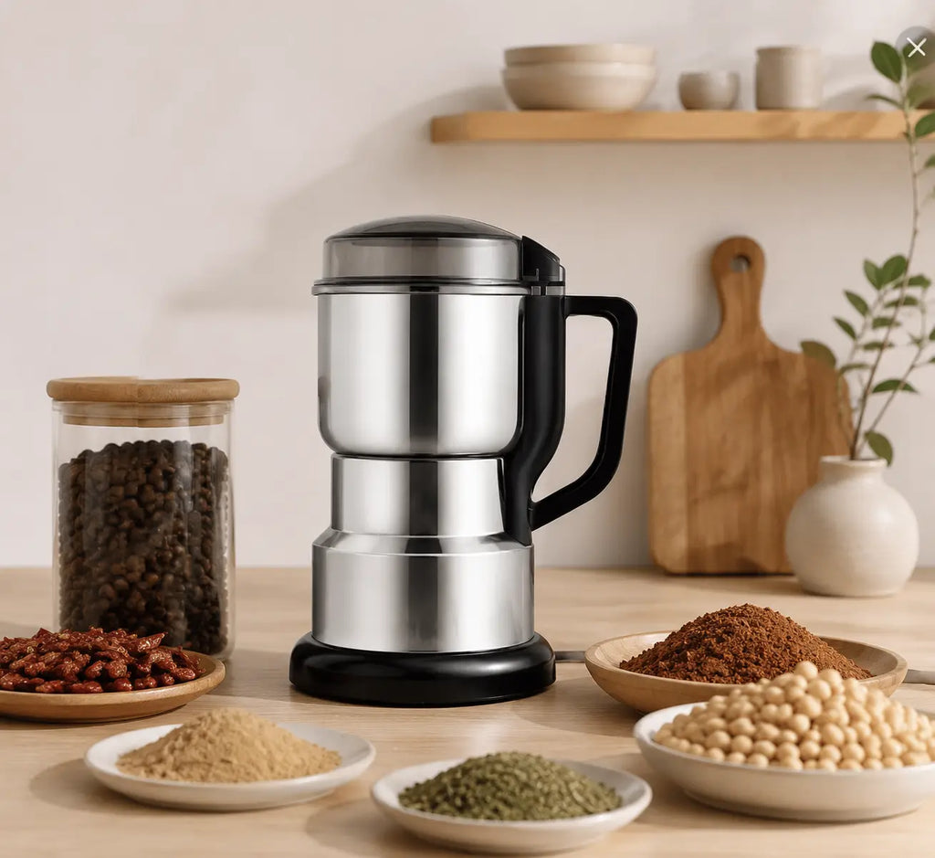 Springtok 300W Electric Coffee Grinder, Stainless Steel Blade Mill for Coffee Beans, Spices & Nuts, Powerful Kitchen Grinding Tool