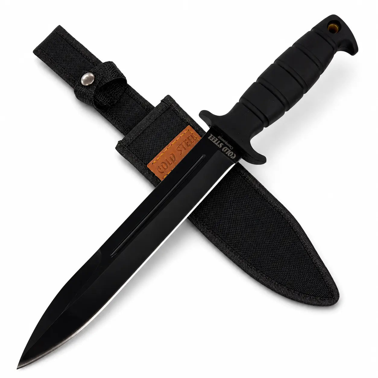 Household Utility Kitchen Knife with Protective Nylon Sheath, Non‑Slip Handle, 2 Color Choice