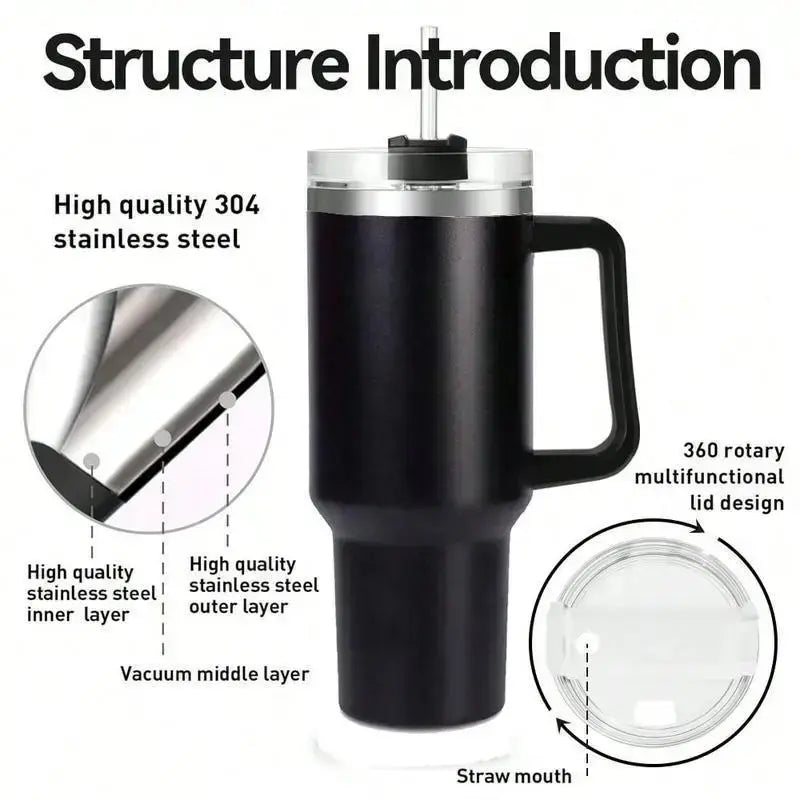 40Oz/ 20Oz Chucky Horror Insulated Tumbler with Handle & Straw Lid | Stainless Steel Halloween Travel Mug