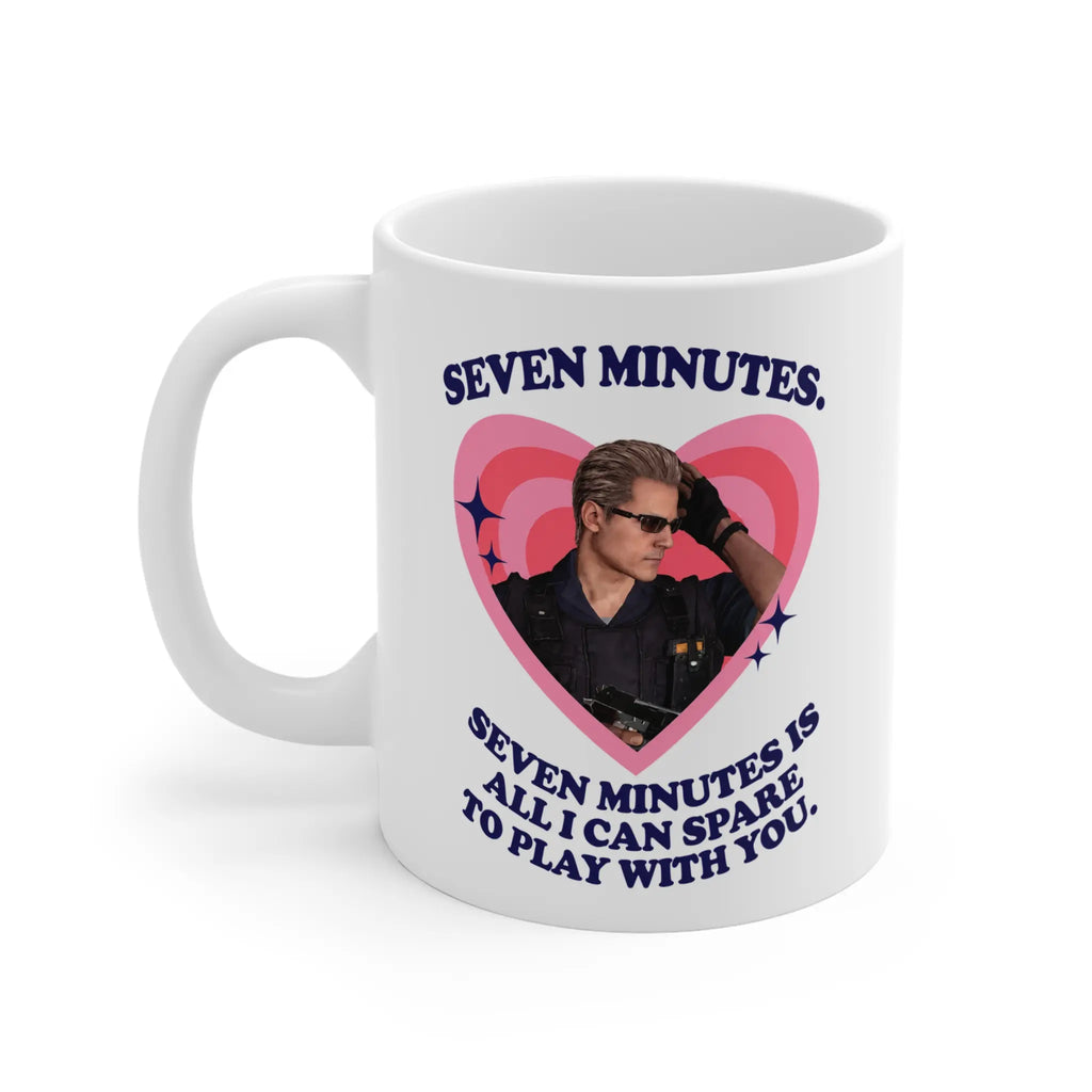 Albert Wesker Seven Minutes Coffee Mug (11, 15Oz) Gift for Fan, Mugs