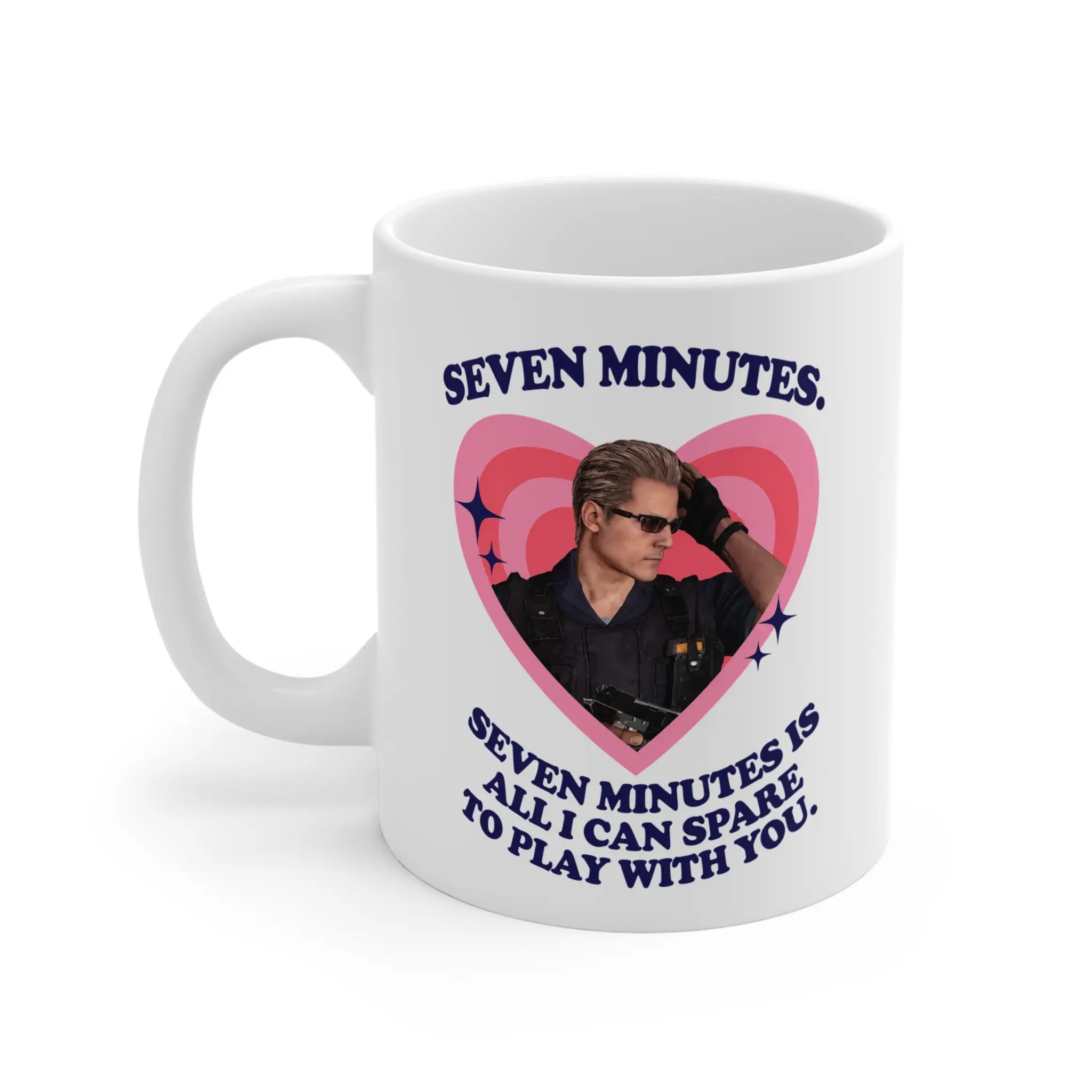 Albert Wesker Seven Minutes Coffee Mug (11, 15Oz) Gift for Fan, Mugs