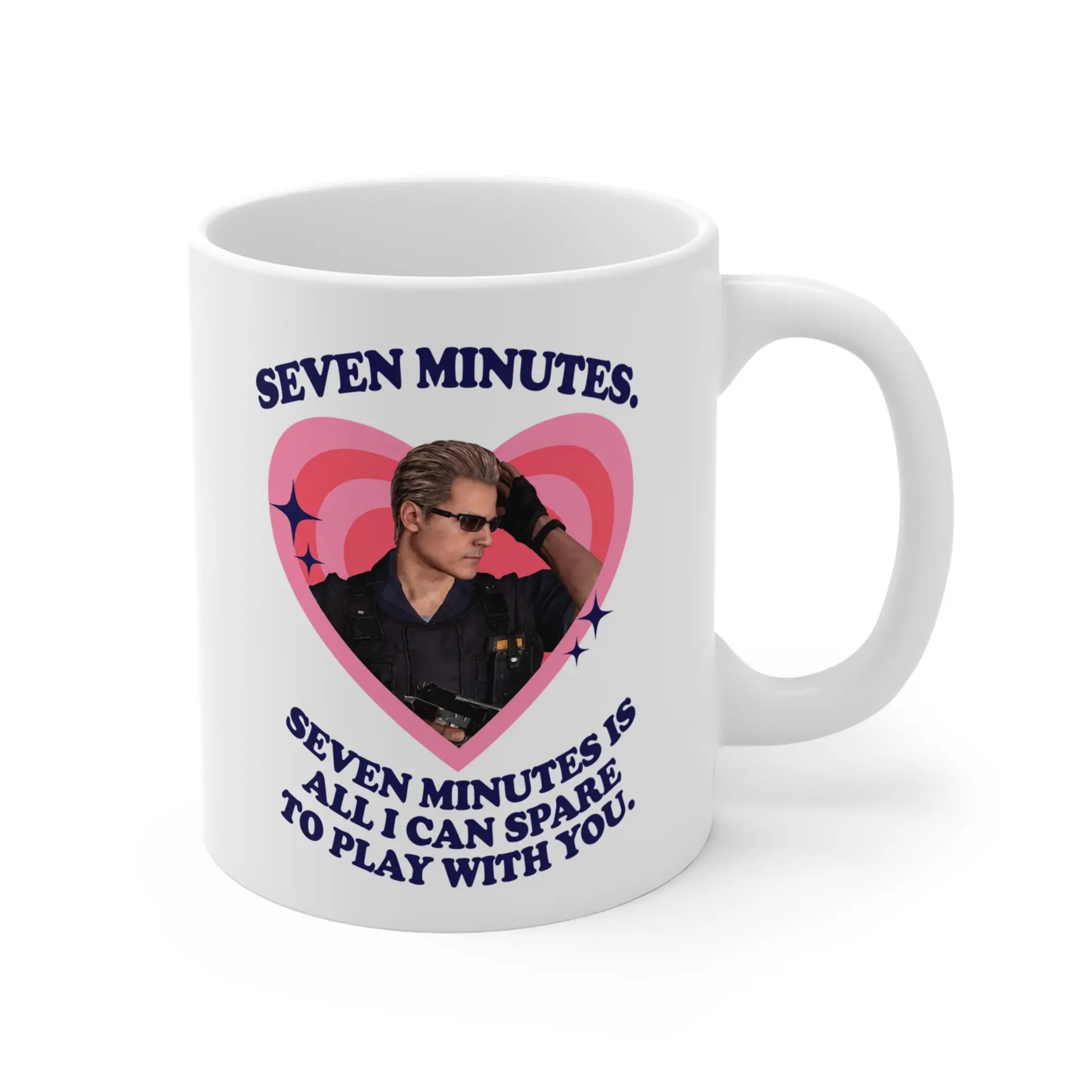 Albert Wesker Seven Minutes Coffee Mug (11, 15Oz) Gift for Fan, Mugs