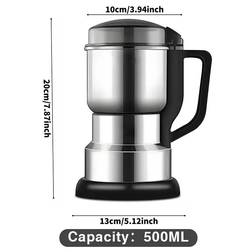 Springtok 300W Electric Coffee Grinder, Stainless Steel Blade Mill for Coffee Beans, Spices & Nuts, Powerful Kitchen Grinding Tool