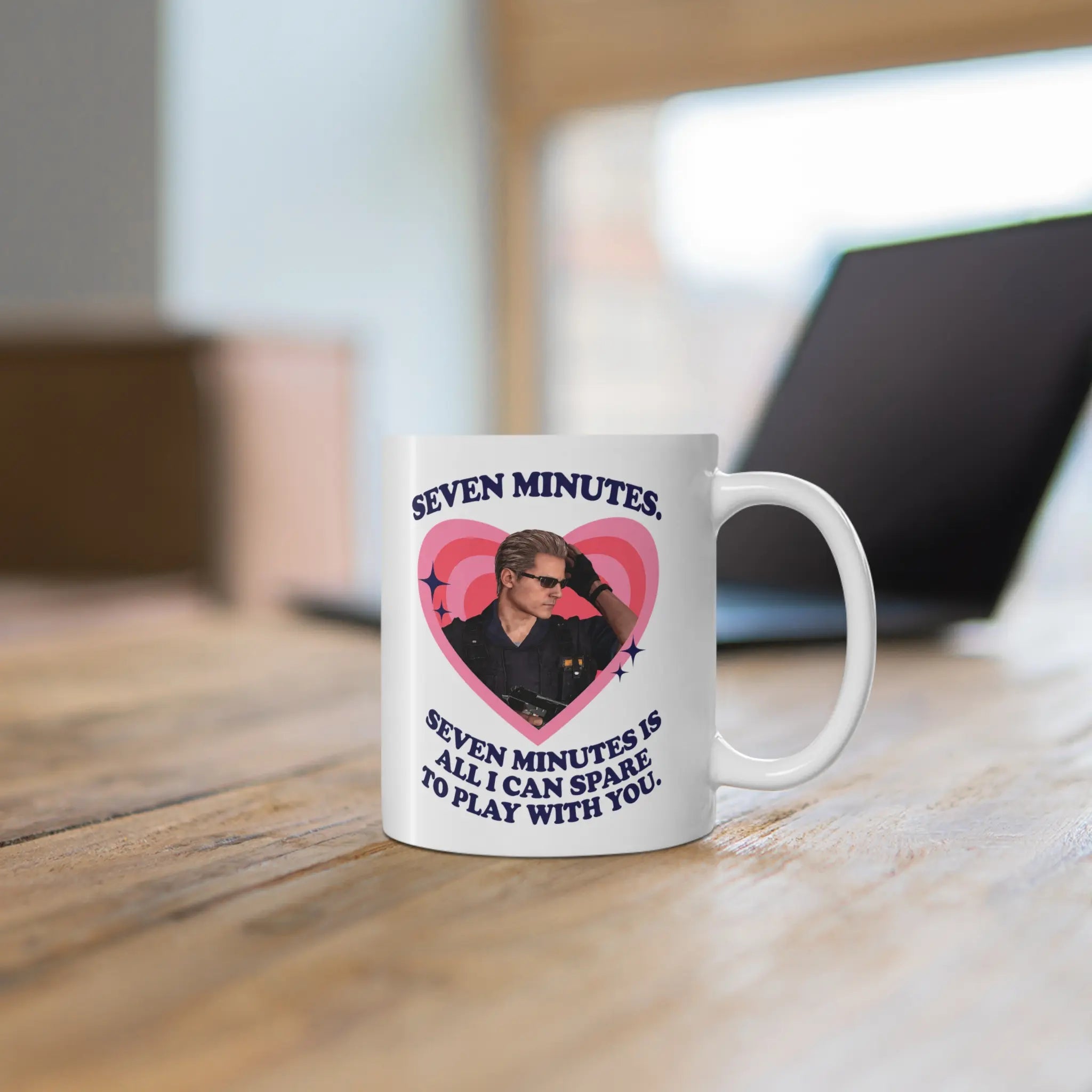 Albert Wesker Seven Minutes Coffee Mug (11, 15Oz) Gift for Fan, Mugs