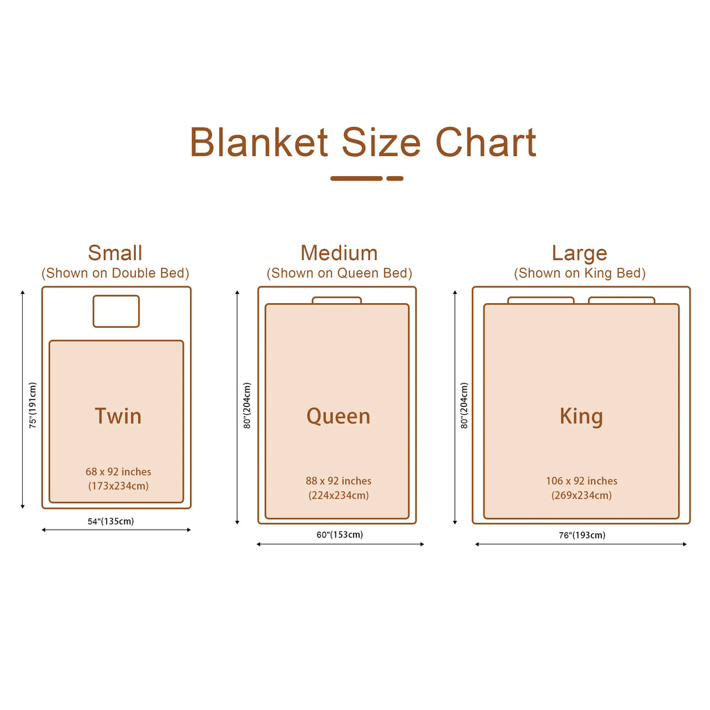 Bedsum 3-Layer Natural Cotton Muslin Jacquard Blanket - Cozy Aesthetic, Ultra Soft, Breathable, Reversible, Lightweight, Multi-Size for Adults, All-Season Warm Comfort, Bedroom Decor Throw