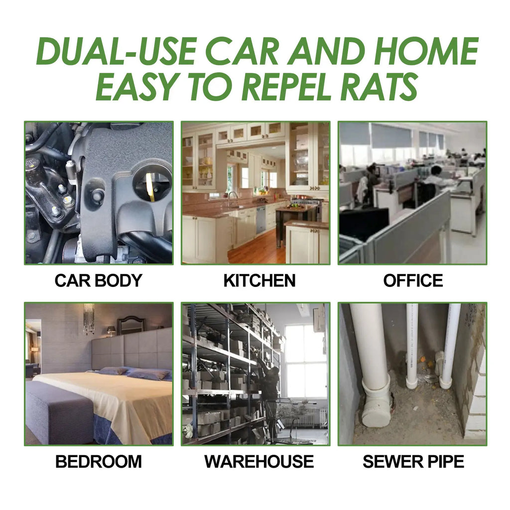Plant-Based Rat & Mice Repellent Balls, 8 PCS per Box, Safe Rodent Deterrent for Car Engine Bay & Home, Residential Pest Control Supplies,Mouse Rodent Repellent,Mouse Repellent Pouch,Peppermint Oil Mouse Repellent