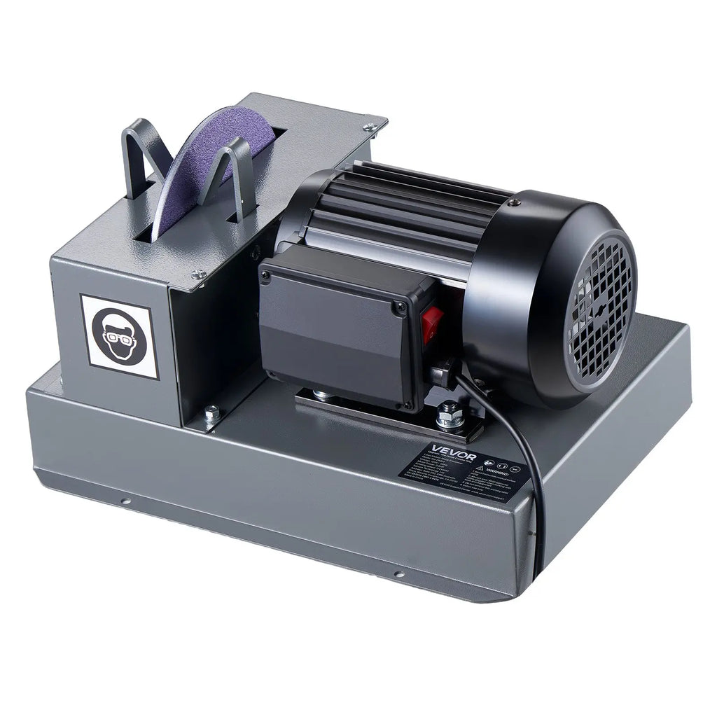 VEVOR Lawn Mower Blade Sharpener, 2/3HP Lawnmower Blade Grinder with 7" Ceramic Grinding Wheel and Balancer, 30 or 40 Blade Sharpening Machine for High Lift, Low Lift, Gator Flat Blades