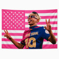 Lamine Yamal Flag Tapestry