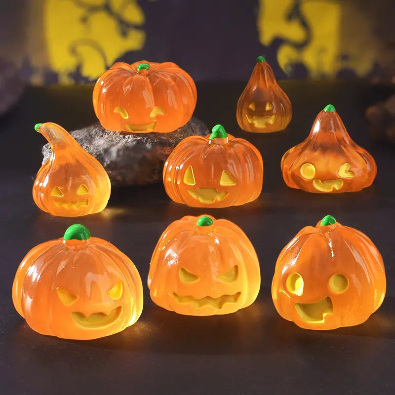 Halloween Pumpkin Decorations Vase Filler Table Scatters for Fall Autumn Thanksgiving Party Favors Craft Supplies