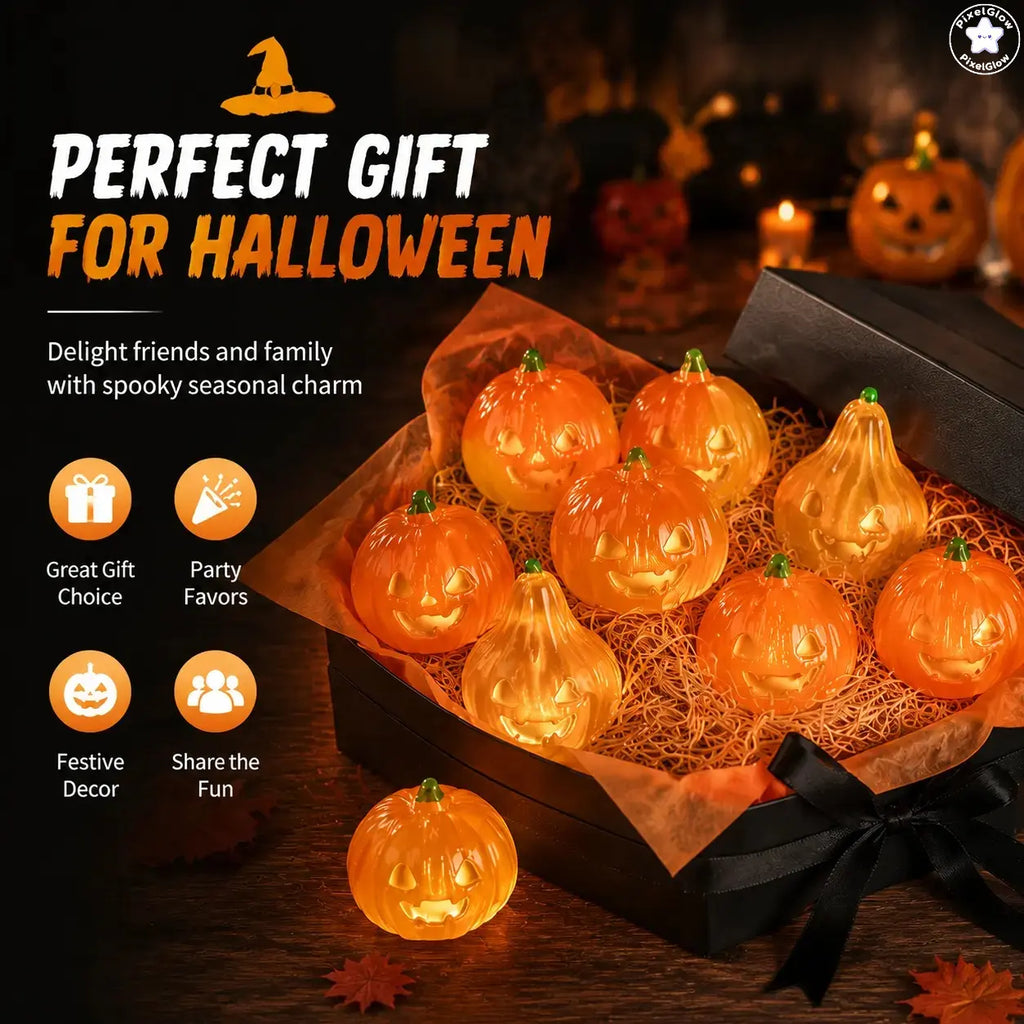 Halloween Pumpkin Decorations Vase Filler Table Scatters for Fall Autumn Thanksgiving Party Favors Craft Supplies