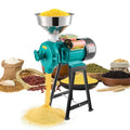 【Backtoschool】Vevor Electric Grain Mill Grinder, 110 Lbs/H Commercial Spice Grinders, 1500W Cast Iron Pulverizer Powder Machine with Non-Slip Rubber Feet, for Dry Grains, Spices, Cereals, Coffee, Corn & Pepper